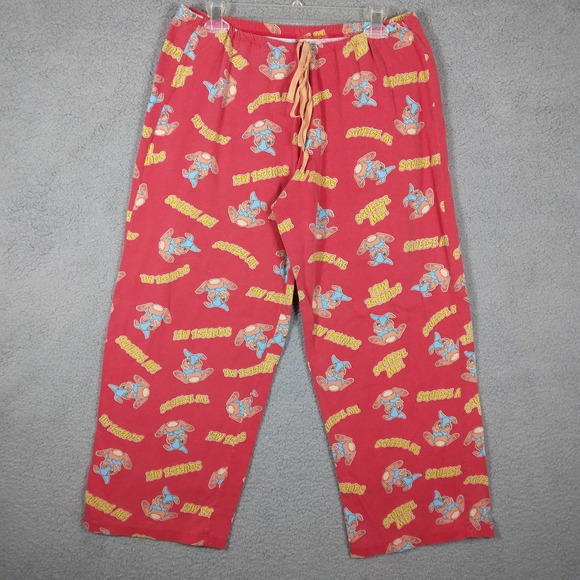 Disney Other - VTG Disney Thumper "squeeze me"  pajama bottoms size XL